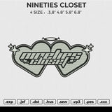 NINETIES CLOSET Embroidery