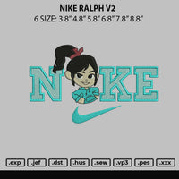 Nike Ralph V2 Embroidery File 6 sizes