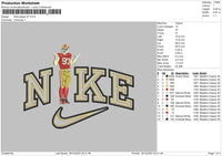 Nike Player 97 Embroidery File 6 sizes