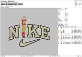 Nike Player 97 Embroidery File 6 sizes