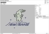 Njeans Embroidery File 6 sizes