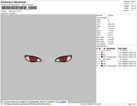Ninja Eye V3 Embroidery