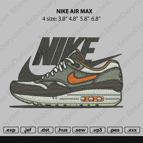 Nike Air Max Embroidery