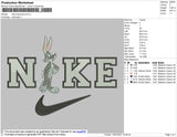 Nike Bugs Bunny Embroidery