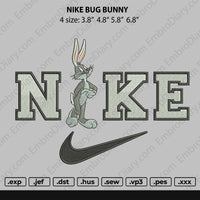 Nike Bugs Bunny Embroidery