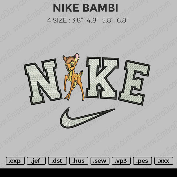 Nike Bambi Embroidery