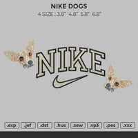 Nike Dogs Embroidery