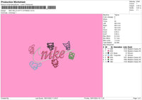 Nike Hk Friends Embroidery File 6 sizes