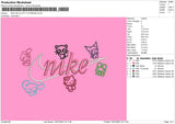 Nike Hk Friends Embroidery File 6 sizes