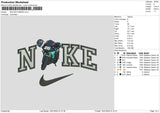 Nike Motorbike Embroidery File 6 sizes