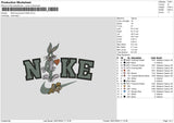 Nike Bunny 2901 Embroidery File 6 sizes