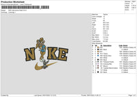 Nike Lolla Swoosh Embroidery File 6 sizes