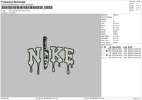 Nike Melt Michael Embroidery File 6 sizes