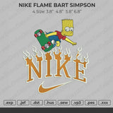 Nike Flame Bart Simpson