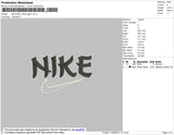 Nike Japan Font Embroidery