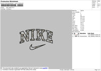 Nike Pattern Embroidery