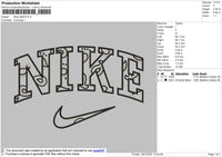 Nike Pattern Embroidery