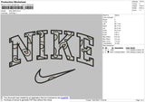 Nike Pattern Embroidery