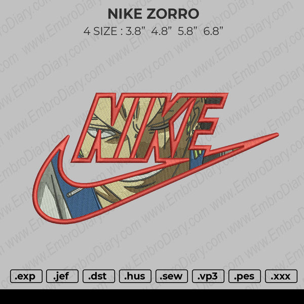 Nike Zorro Embroidery