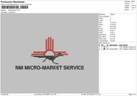 Nm Micro Embroidery File 6 sizes