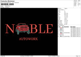 Noble Embroidery File 6 sizes
