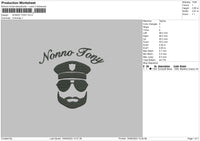 Nonno Tony Embroidery File 6 sizes