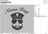 Nonno Tony Embroidery File 6 sizes