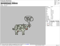 NOT TIPPING COW