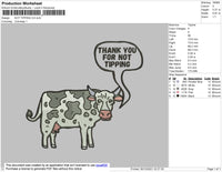 NOT TIPPING COW