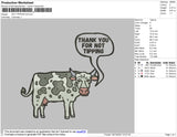 NOT TIPPING COW