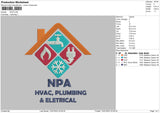 Npa Embroidery File 6 sizes