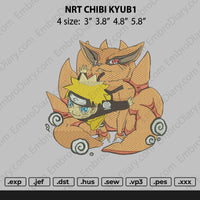 NARUTO CHIBI KYUBI Embroidery