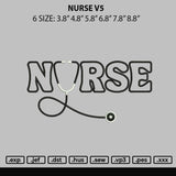 Nurse V5 Embroidery File 6 sizes