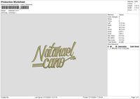 Natanael Embroidery File 6 sizes