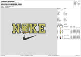 Nike Spongeob Embroiery File 6 sizes