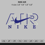 Nike Air Embroidery