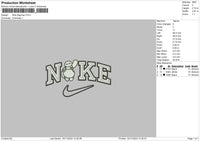 Nike Max 1511 Embroidery File 6 sizes