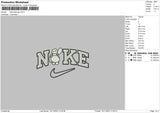 Nike Max 1511 Embroidery File 6 sizes