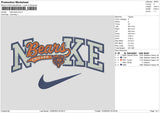 Nike Bears Embroidery File 6 sizes