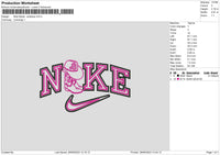 Nike Boots Embroidery File 6 sizes