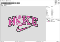 Nike Boots Embroidery File 6 sizes