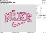 Nike Boots Cowboy Embroidery File 6 sizes