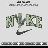 Nike Bouqet Embroidery File 6 sizes