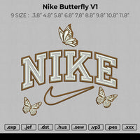 Nike Butterfly V1 Embroidery