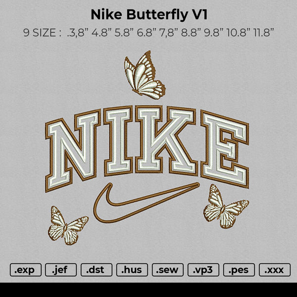 Nike Butterfly V1 Embroidery
