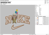 Nike Carl Embroidery File 6 sizes