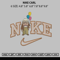 Nike Carl Embroidery File 6 sizes