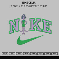 Nike Celia Embroidery File 6 sizes