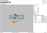 Nike Donald 2611 Ebroidery File 6 sizes