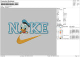 Nike Donald 2611 Ebroidery File 6 sizes